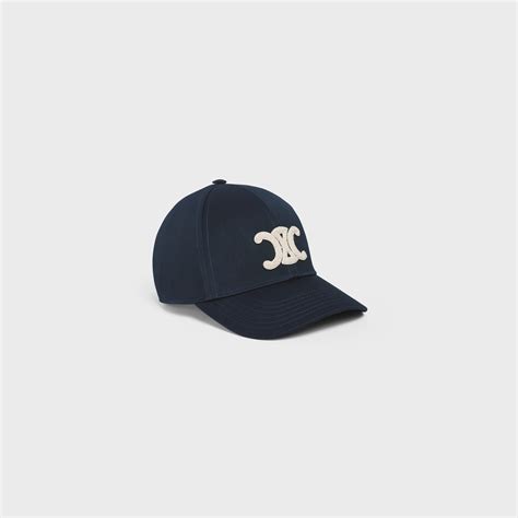 celine logo baseball cap|celine triomphe baseball hat.